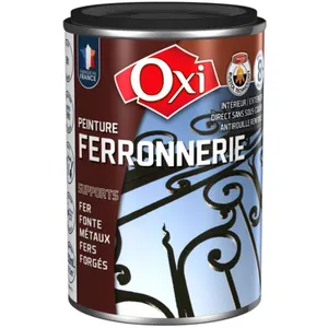Comparateur de prix : Peinture ferronnerie - OXI - 250 ml - Noir velours - antirouille pour métaux