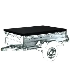 Comparateur de prix : Peraline 2451 BACHE DE REMORQUE PLATE POLYESTER/PVC 160 x 120 x 8 CM Noir