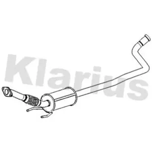 Klarius Silencieux central 261235 pas cher