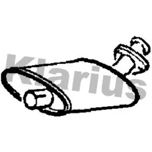 Silencieux Central Klarius 210870 pas cher