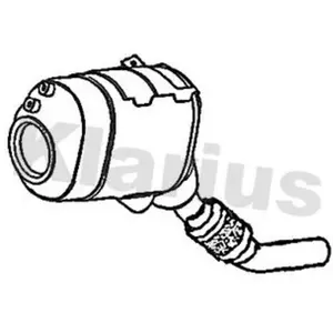 Filtre À Particules / À Suie, Échappement 390258 Klarius Bmw Klarius 3... pas cher