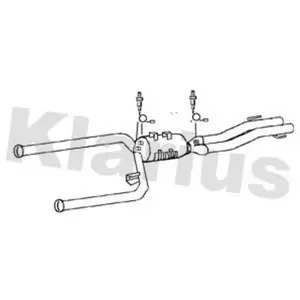 Filtre À Particules / À Suie, Échappement 390180 Klarius Jaguar Klariu...Vendu parwinparts