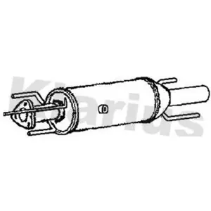 Filtre À Particules / À Suie, Échappement 390143 Klarius Fiat; Opel; S...Vendu parwinparts