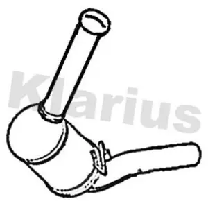 Filtre À Particules Diesel, Système D'Échappement 390455 Klarius Jagua... pas cher