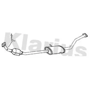 Catalyseur Citroën; Peugeot; Toyota Klarius 312512 pas cher