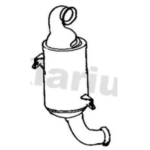 Catalyseur Citroën; Opel; Peugeot Klarius 323752 pas cher