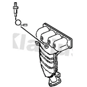 Catalyseur Opel; Vauxhall Klarius 321883 pas cher