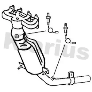 Catalyseur Fiat Klarius 321775 pas cher