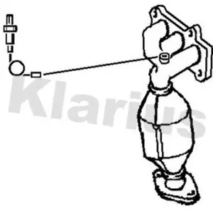Catalyseur Toyota Klarius 322660 pas cher