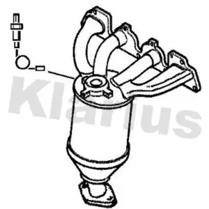 Catalyseur Toyota Klarius 322409 pas cher