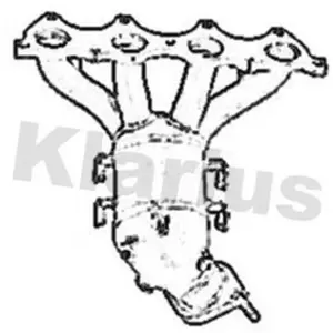 Filtre À Particules, Système D'Échappement 324031 Klarius Kia Klarius ... pas cher