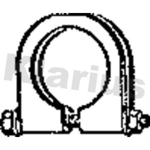 Comparateur de prix : KLARIUS silentbloc de suspension d'échappement (Ref: 430012)