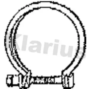 Klarius Pièce de serrage, échappement 430715 pas cher