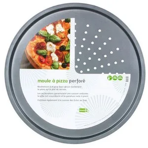 Non communiqué Plateau à pizza perforé pas cher