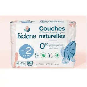 Comparateur de prix : Biolane - Couches taille 2 (6 paquets - 168 couches)