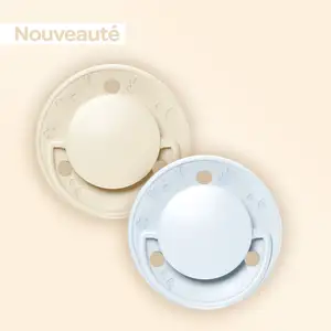 Comparateur de prix : BIOLANE Lot de 2 sucettes rondes 0-6 mois / Bleu BSRO1BB