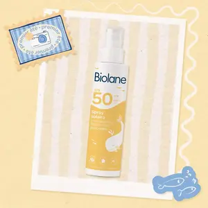 Biolane Spray Solaire Spf50 200ml Multicolore pas cher