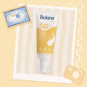 Biolane Crème Solaire Spf50 50ml Multicolore pas cher