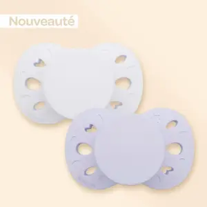 Biolane Sucettes Anatomiques - 18 Mois Et Plus Lilas pas cher