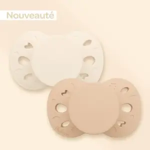 Biolane Sucettes Anatomiques - 18 Mois Et Plus Beige/marron pas cher