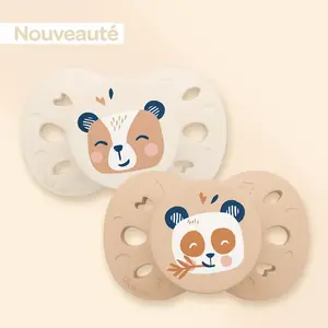 Biolane Sucettes Anatomiques - 18 Mois Et Plus Beige/marron Imprimé pas cher