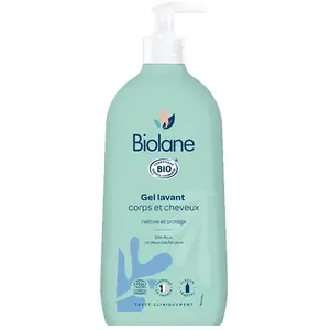 Comparateur de prix : Biolane Gel Lavant Corps et Cheveux Bio 500ml
