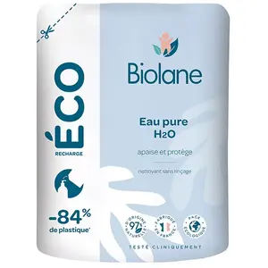 Biolane Bain & Toilette Eau Pure H2O Éco-Recharge 400ml pas cher