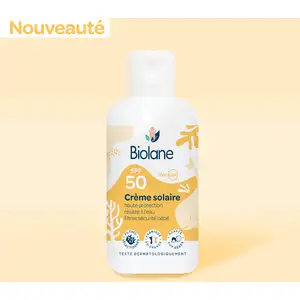 BIOLANE Crème solaire SPF50 - 100ml - 200ml 100 ml BCS100 pas cher