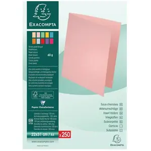 Comparateur de prix : Exacompta - Sous-chemises (paquet de 250) - x Modèle 60 g/m²