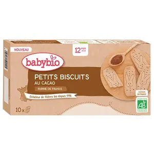 Comparateur de prix : Babybio Petits Biscuits au Cacao +12m Bio 160g