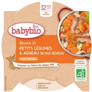 Comparateur de prix : Babybio navarin de petits légumes Agneau de nos régions 230g