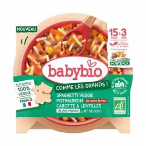 Comparateur de prix : VITAGERMINE Spaghetti Veggie Potimarron de notre ferme Carotte Lentill...