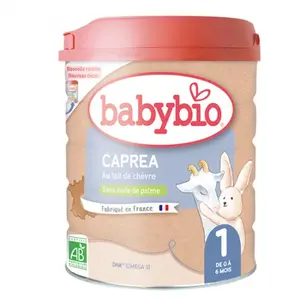Comparateur de prix : Babybio Babybio - Caprea 1 Au Lait De Chèvre De 0 À 6 Mois Bio 800 G