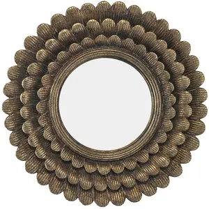 Drawer Miroir soleil D20 cm or pas cher