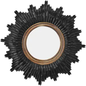 Drawer Miroir soleil D24 cm noir / or pas cher