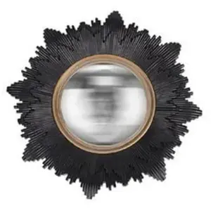 Drawer Miroir soleil D30 cm noir / or pas cher