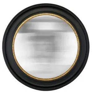 EDME Lacroix Miroir rond convexe style vintage effet mat noir  100 x L.100 x H.100 x ep.5 cmVendu parconforama