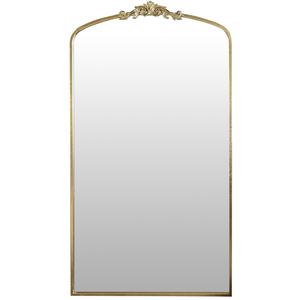 EMDE Miroir fronton métal doré 90x160cm pas cher