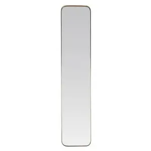 Emdedesign Miroir fin sur pied doré L.150 x l.30 cm Emde pas cher