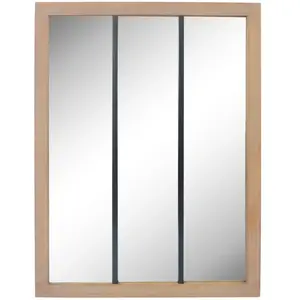 Emdedesign Nell - Miroir verrière en métal et bois 113x85cm Drawer