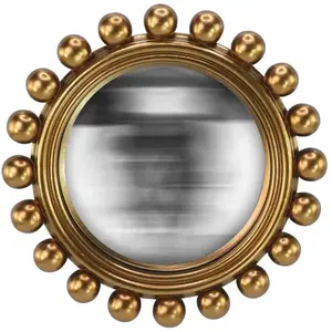 EMDE Miroir convexe doré 21,5cm pas cher