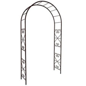 Comparateur de prix : Arche tube ROND20 romantique fer vieilli - 130x40x250 cm - Acier époxy