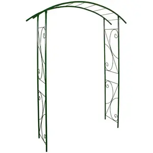 Comparateur de prix : CENTRALE BRICO Arche tube ROND20 pont vert sapin - 148x40x207 cm - Acier époxy