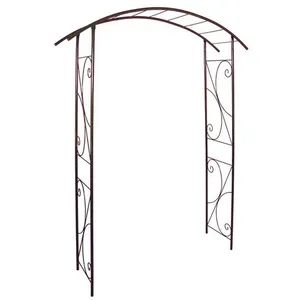 Comparateur de prix : LOUIS MOULIN Arche de jardin pont en fer vieilli tubes ronds petit modèle