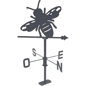 LOUIS MOULIN Girouette Abeille - 45x74 cm - anthracite