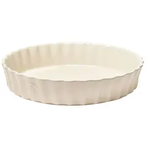 Comparateur de prix : Emile Henry Plat à Tarte Céramique Beige Argile 24 x 24 x 5 cm