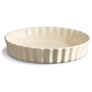 Comparateur de prix : Emile Henry Plat à tarte en céramique diamètre 28cm contenance 2.5L Le Four-Argile