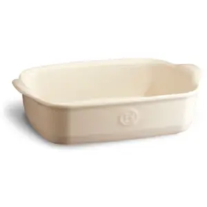 Emile Henry Eh029649 Plat à Four Individuel Céramique Beige Argile pas cher