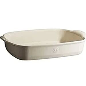 Plat au four EMILE HENRY rectangulaire 42x27cm Argile pas cher