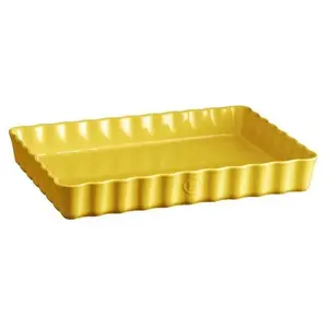 Emile Henry EH906038 Tourtière Rectangulaire, Jaune Provence, 33,5 x 2... pas cher